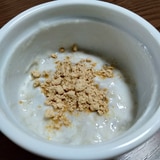 離乳食中期　バナナきな粉ヨーグルト